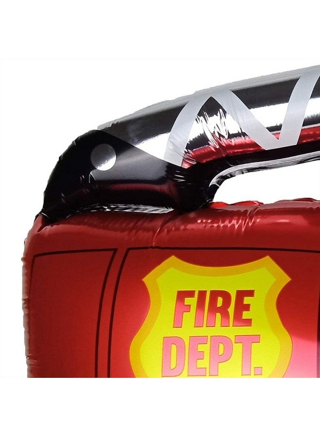 Atpata Funky Fire Engine Fire Fighter Truck Balloons Fire Brigade theme Fire Van Birthday Party Balloons & Decorations (Fire Van Set) - Image 5