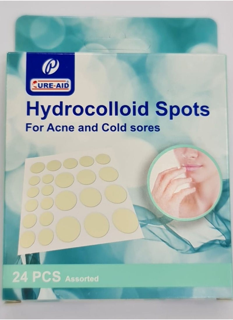 Cure aid - Hydrocolloid spots 24pcs - Image 1