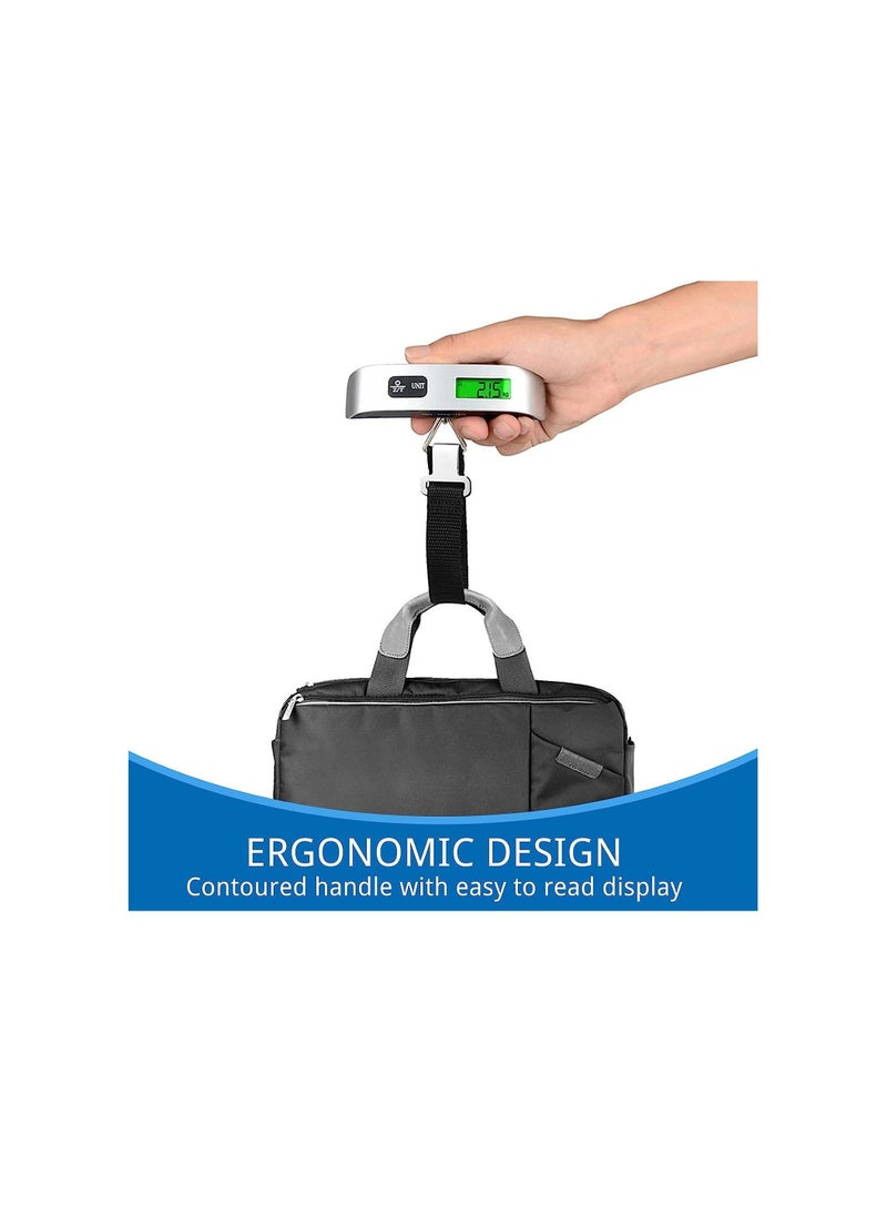 Generic - 50 kg Electronic Scales Portable Bag Travel Suitcase Luggage Digital Display for Precise Measurement of Weight - Image 1
