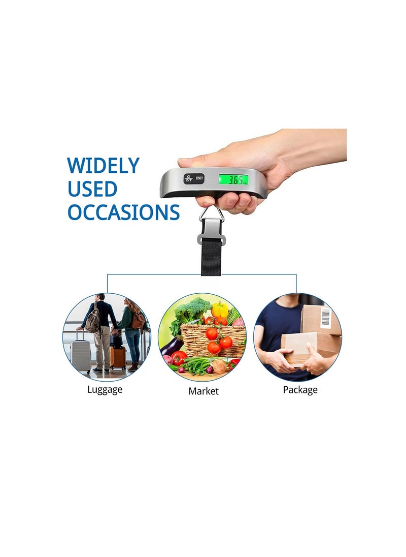 Generic - 50 kg Electronic Scales Portable Bag Travel Suitcase Luggage Digital Display for Precise Measurement of Weight - Image 1