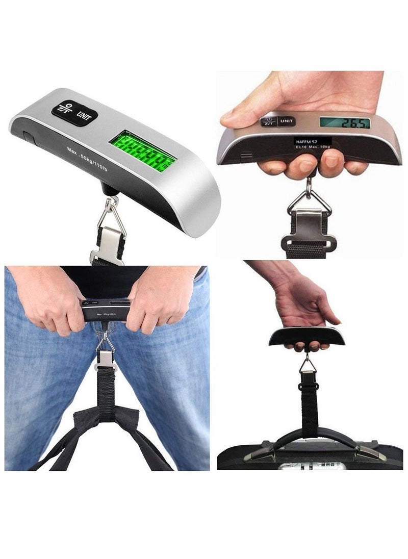 Generic - 50 kg Electronic Scales Portable Bag Travel Suitcase Luggage Digital Display for Precise Measurement of Weight - Image 1