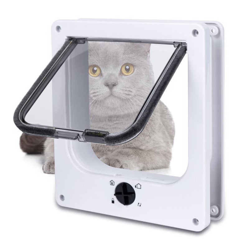 Pet Supplies Cat Door Cat Hole Rotating Switch, Direction-Controllable Pet Door, Cat and Dog Kennel Cat Door - Image 1
