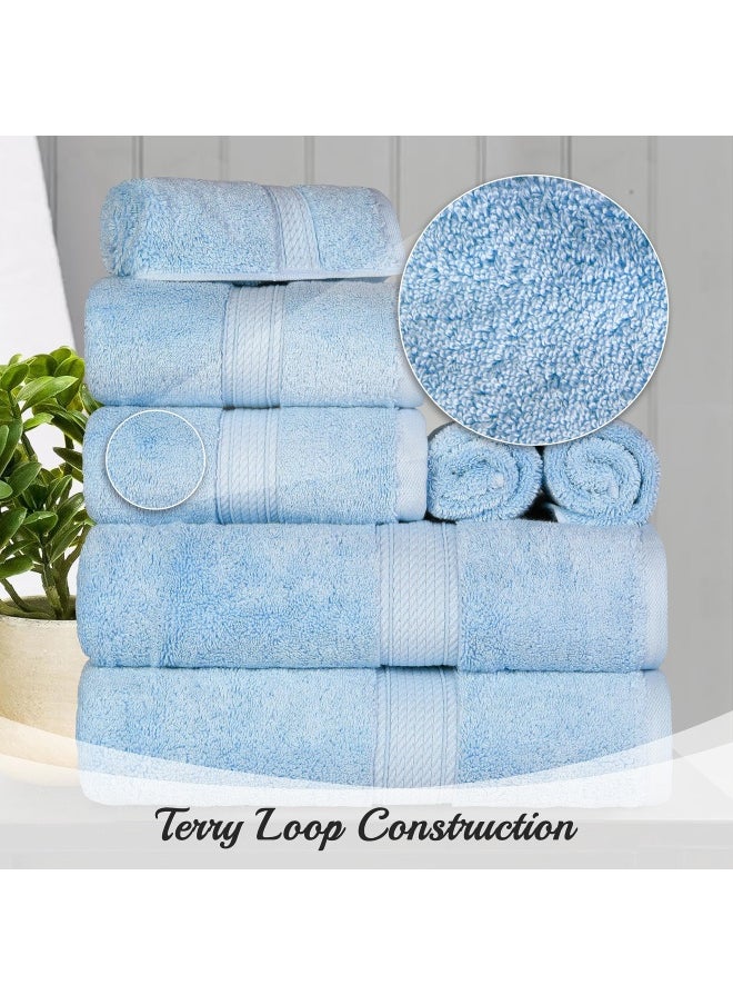 Superior Madison Ts Towel Set 3Pc Light Blue  - Image 3