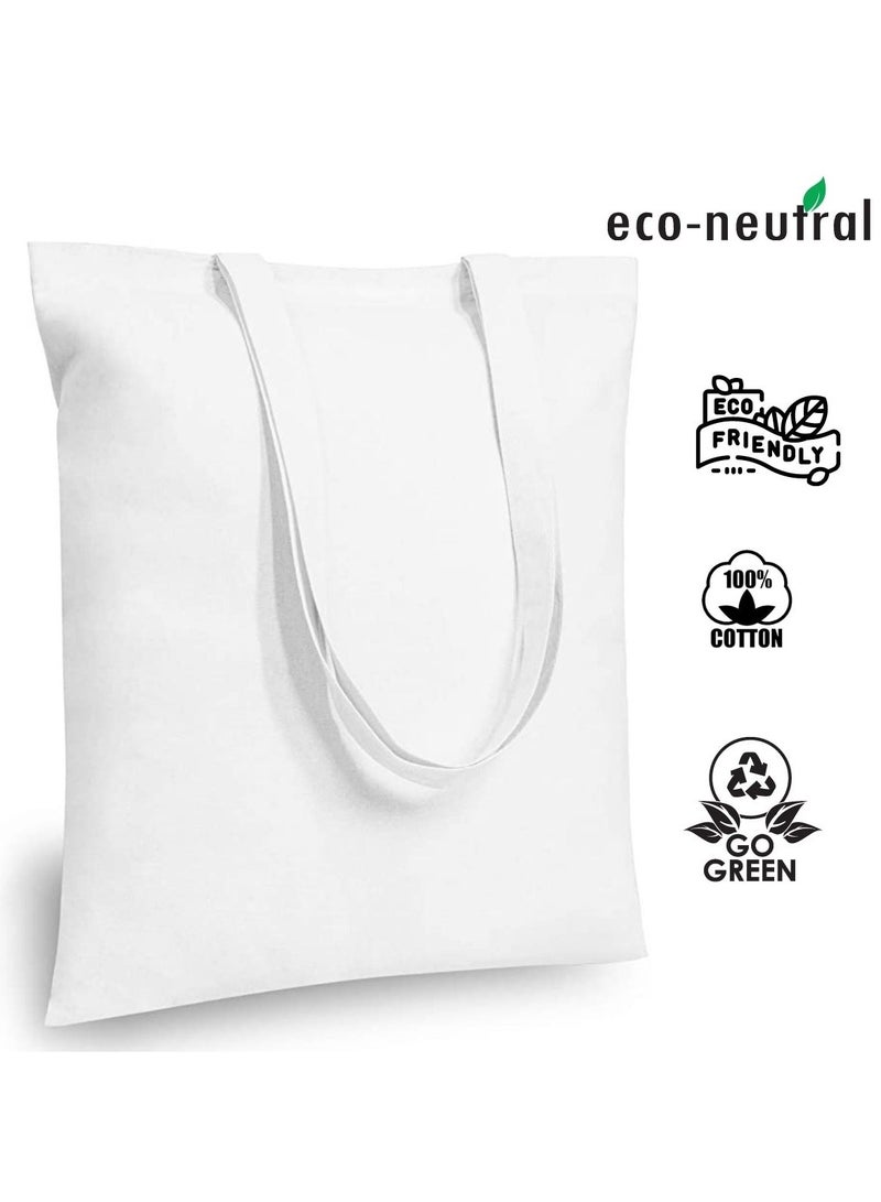 Eco-neutral 5 Piece Eco Friendly Cotton Shopping Bags - Image 3