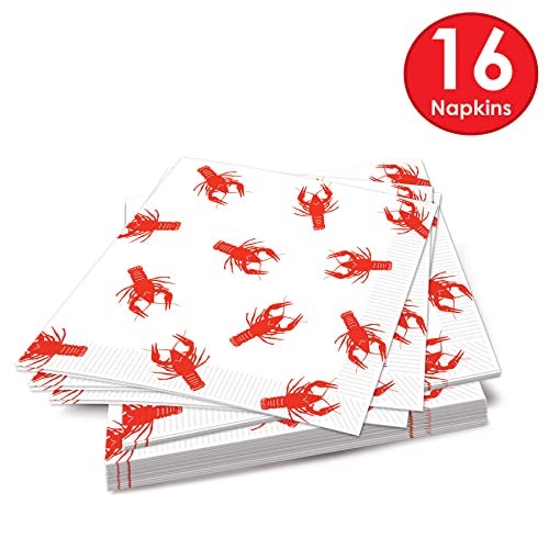 Beistle Crawfish Luncheon Napkins (2-Ply) (16/Pkg) - Image 4