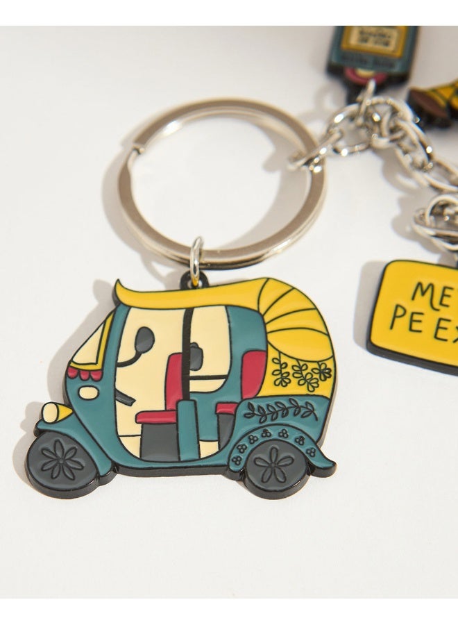 Chumbak Classic Autowalla Enamel Keychain  - Image 4