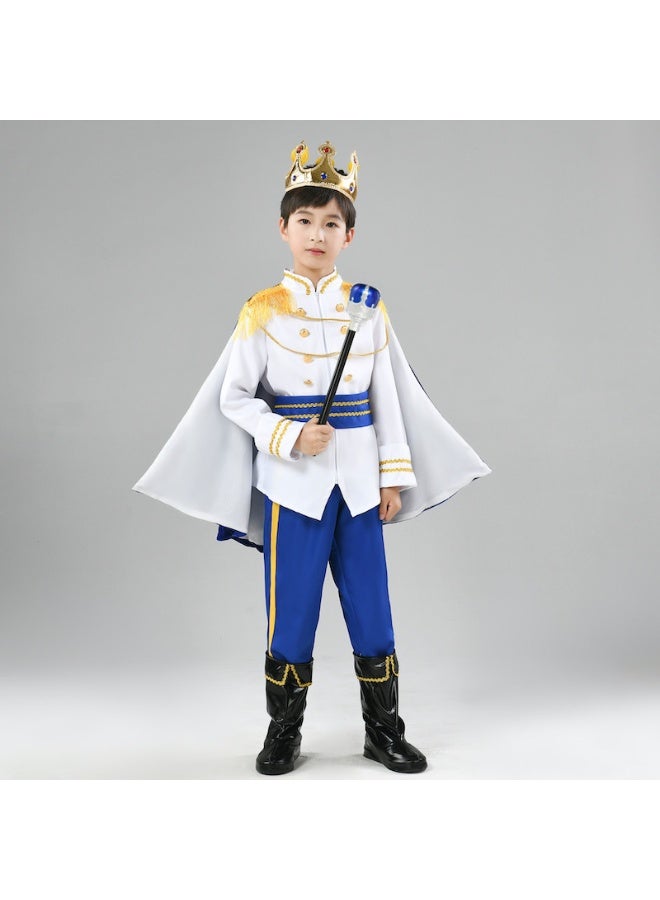 NIBEMINENT Halloween children's costumes: Boys cosplay prince, role-play king, performance costumes for kindergarten - Image 1