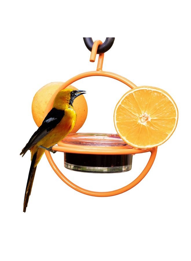 Monarch Abode Hanging Outdoor Oriole Bird Feeder - Image 1