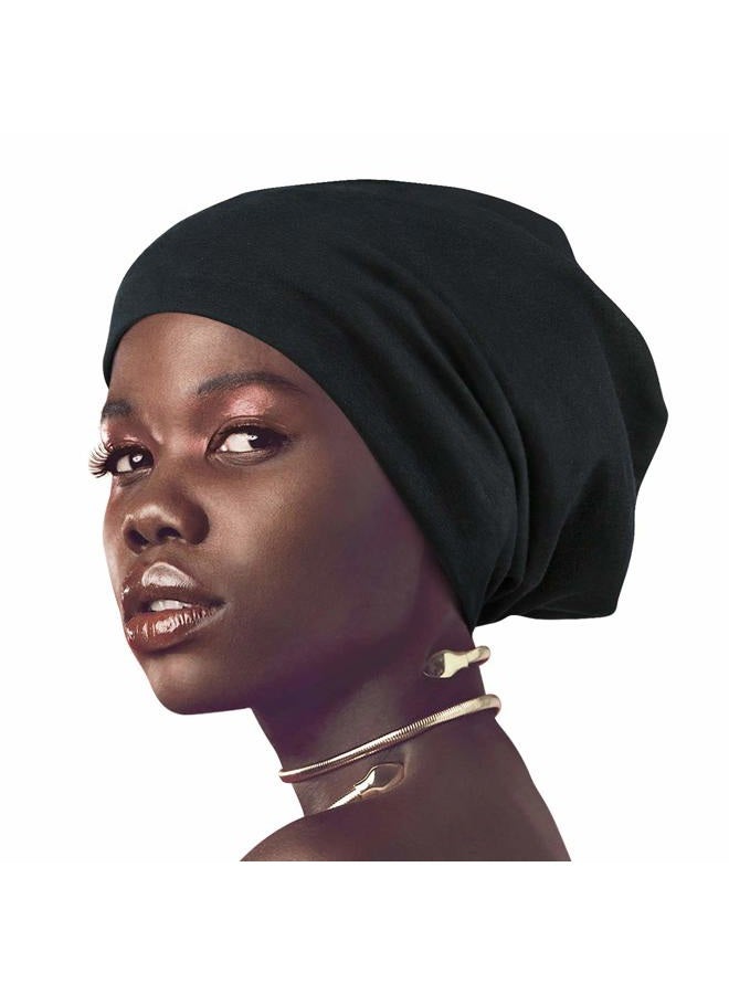 Heerf Satin Bonnet Sleeping Beanie Hat for Frizzy Natural Hair Women and Men - Image 2