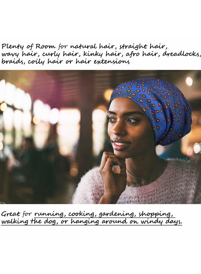 Heerf Satin Bonnet Sleeping Beanie Hat for Frizzy Natural Hair Women and Men - Image 4