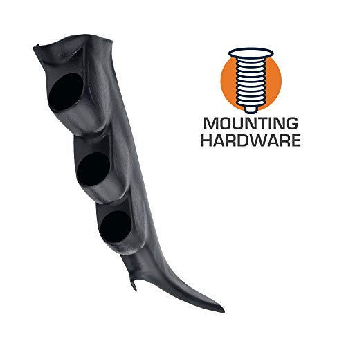 GLOWSHIFT بود قياس ثلاثي من غلو شيفت بلون رمادي متوافق مع شيفروليه شيفي سيلفرادو 1500 2500HD 3500HD دوراماكس 2000-2006 - متطابق مع لون المصنع - بلاستيك ABS - يركب (3) عدادات 2-1/16" (52mm) - Image 4