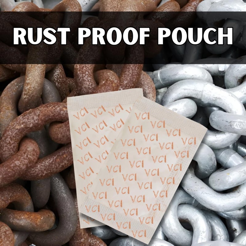 Elysian Volatile Corrosion Inhibiting (Vci) Pouches Anti-Corrosion|Rust Free Powder For Metal, Zinc, Copper And Military, Machineries, Optical Assemblies Import & Export Qty 5 Gram (100 Pouch) - Image 5