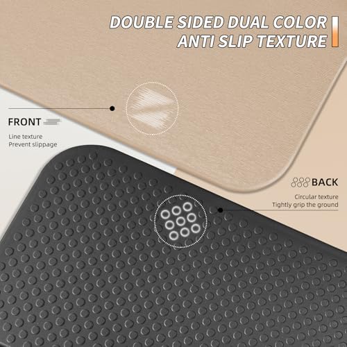 wohao 12F-Foldable Yoga Mat 192 * 67 * 1 (Milk coffee+Black) - Image 4