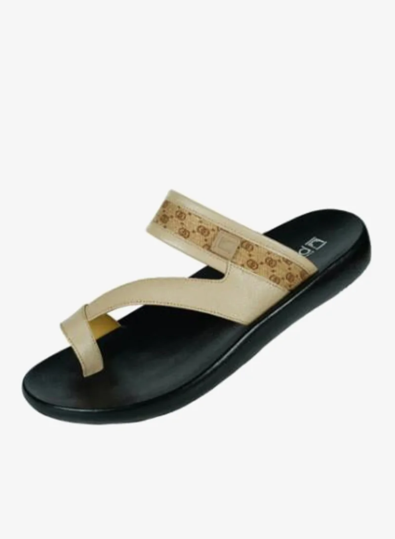 008-3570 Barjeel Mens FInger grip Sandals 63014 Beige