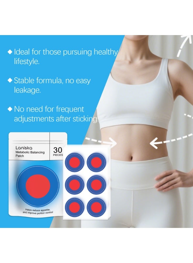 Laniska Metabolic Balancing Patch – 30 Count | Supports Healthy Metabolism, Reduces Appetite, and Improves Portion Control for a Balanced Lifestyle - Image 4