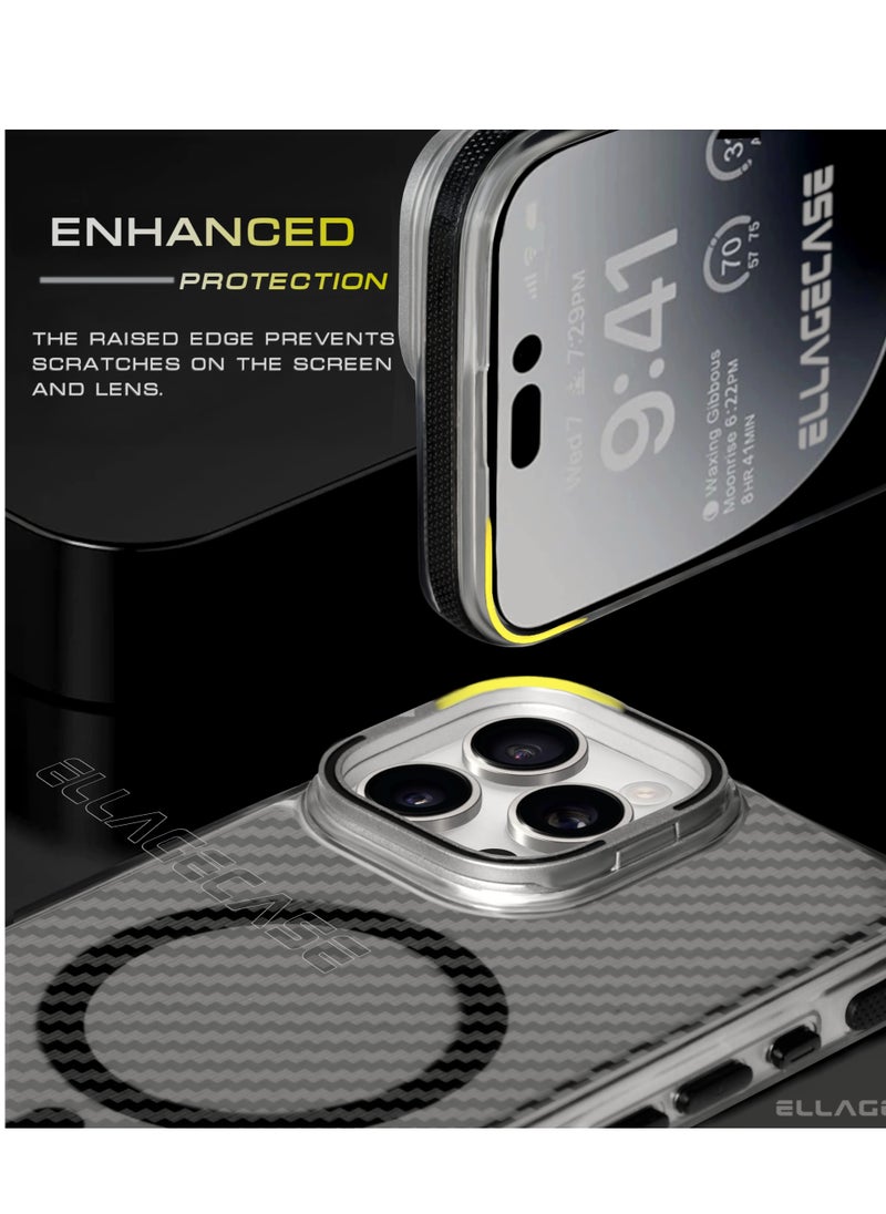 Case with stand for iPhone 16 Pro Max, Solid Camera Protection, Shockproof, Compatible with Magsafe and Wireless Charging