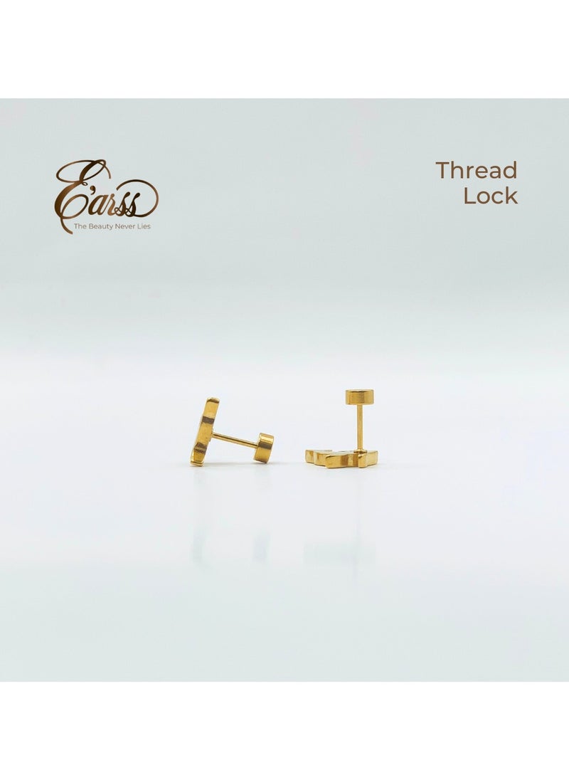 Earss Dolphins Stud Earrings For Kids, Gold Plated  - Image 4