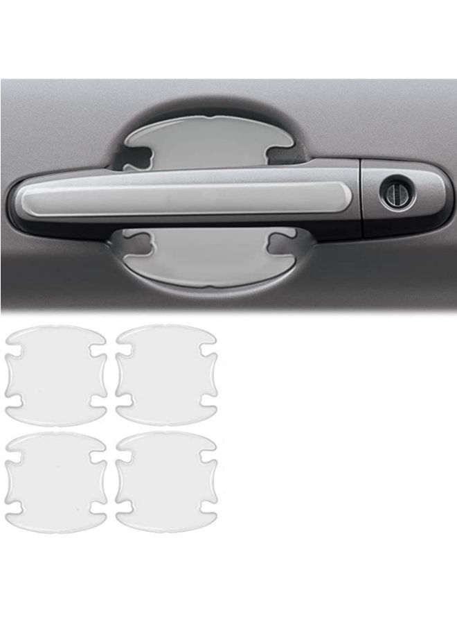 4 Pieces Universal Invisible Car Door Handle Paint Scratch Protection Film - Image 1