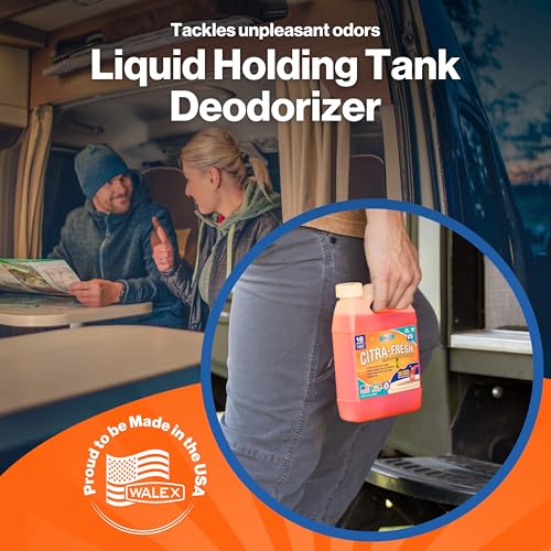 Walex Citra-Fresh Liquid Holding Tank Treatment for RV, Camper & Marine - Black Water Tank Deodorizer for Rapid Breakdown of Waste & Toilet Paper, Biocide-Free, Septic Tank Safe, 32oz - Image 2