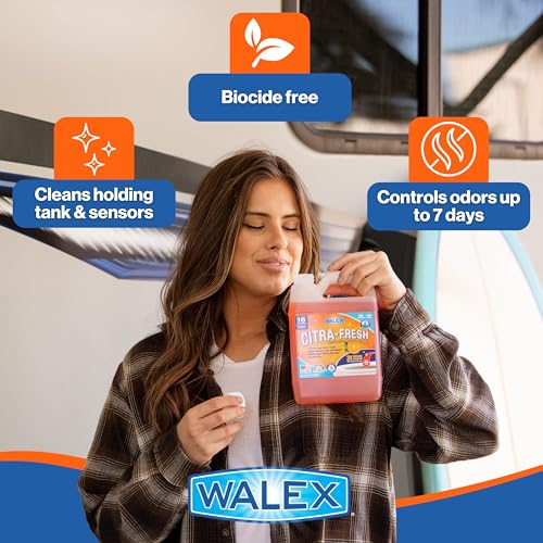 Walex Citra-Fresh Liquid Holding Tank Treatment for RV, Camper & Marine - Black Water Tank Deodorizer for Rapid Breakdown of Waste & Toilet Paper, Biocide-Free, Septic Tank Safe, 32oz - Image 5