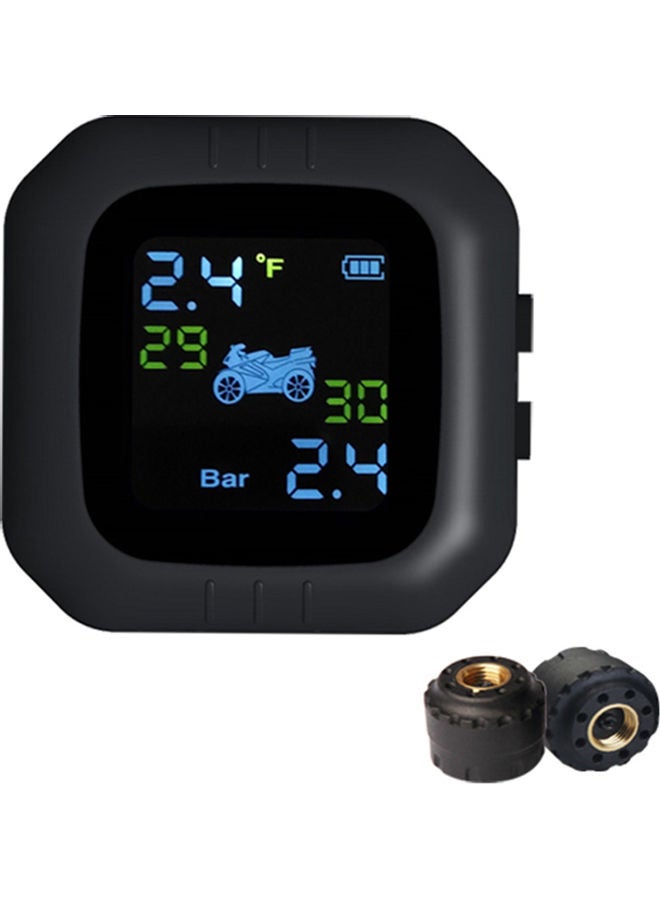 NIBEMINENT Waterproof Motorcycle Tire Pressure Monitoring System With External Sensors  - Image 1