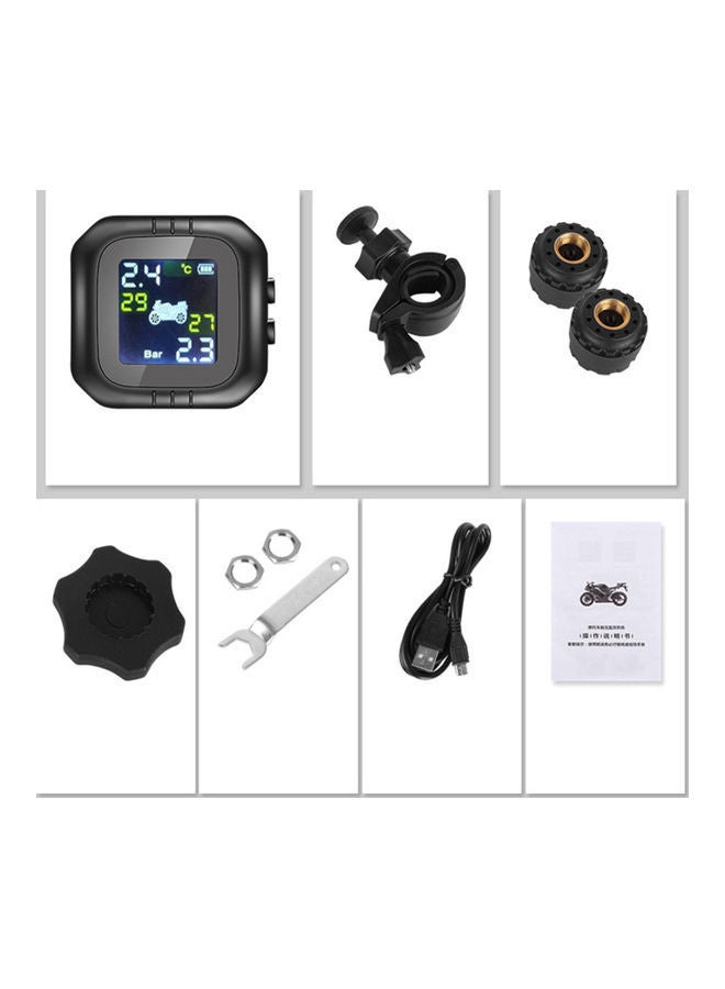 NIBEMINENT Waterproof Motorcycle Tire Pressure Monitoring System With External Sensors  - Image 2