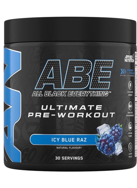 ABE Pre-Workout Supplement 30 Servings Icy Blue Raz