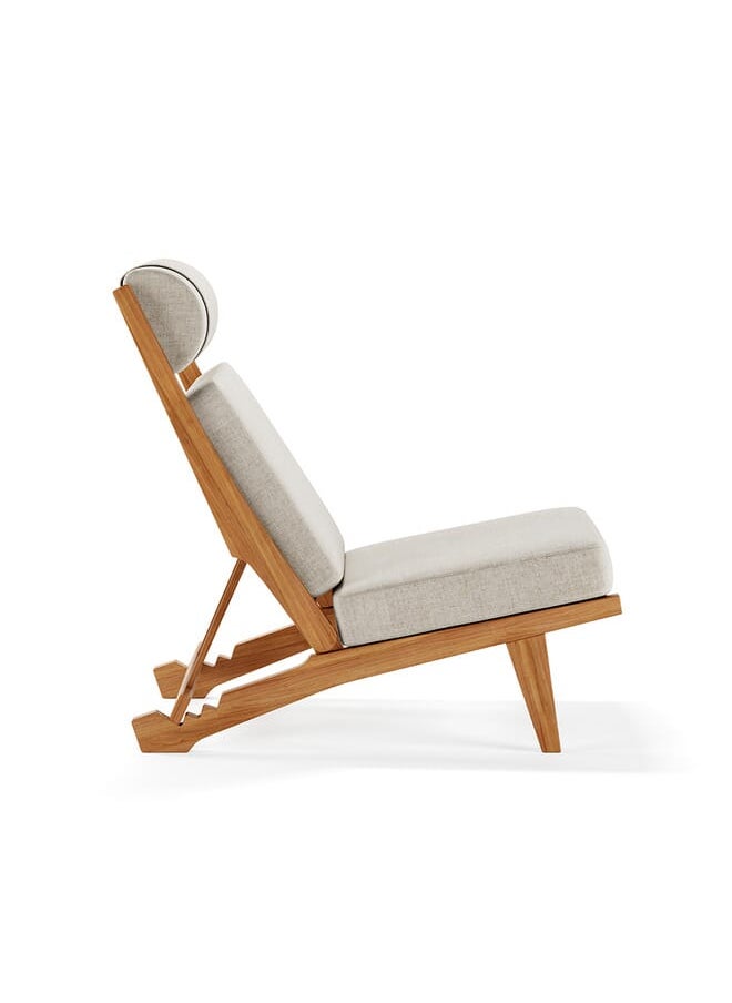 Woodz Legy Chair Lite Grey  - Image 3