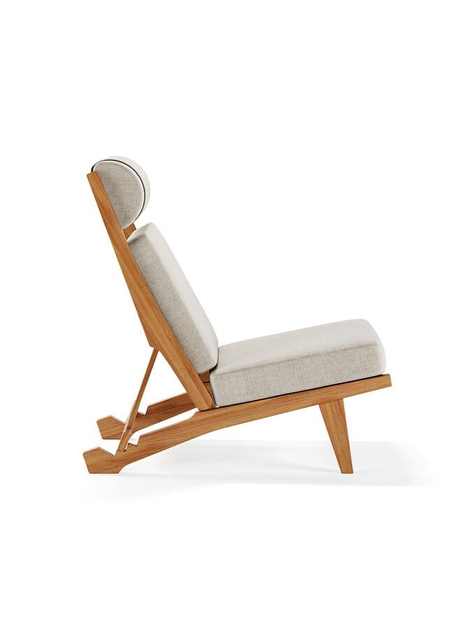 Woodz Legy Chair Lite Grey  - Image 4