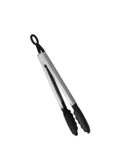 Metaltex Multipurpose Locking Tongs with Nylon Ends, Stainless Steel, Silver  - Image 3