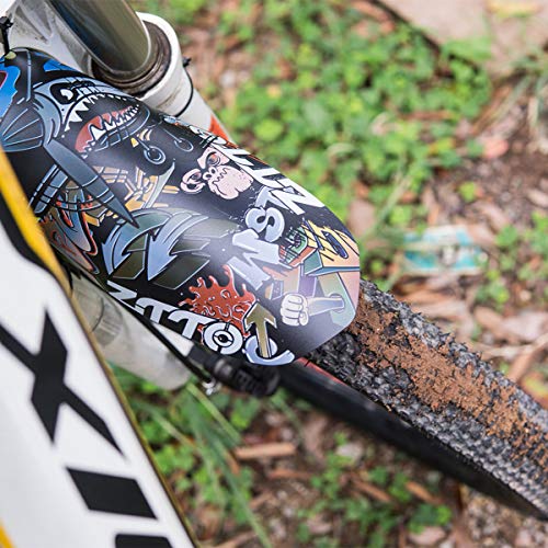 Farbetter Bike Fender, MTB Mud Guard Front and Rear Compatible Bicycle Mud Guard Set Downhill Mountain Bike Mudguard Fits 26, 27.5, 27.5+, 29 Inch Bicycle (Blue) - Image 5