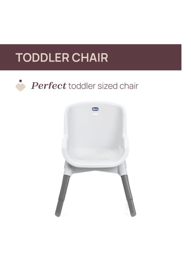 Chicco Zest Highchair (Moon Grey) |4-in-1 Multi-Use highchair | 6 Months up to 27 kg (7 Years) | Ultra-Lightweight 4.5 kg - Image 4