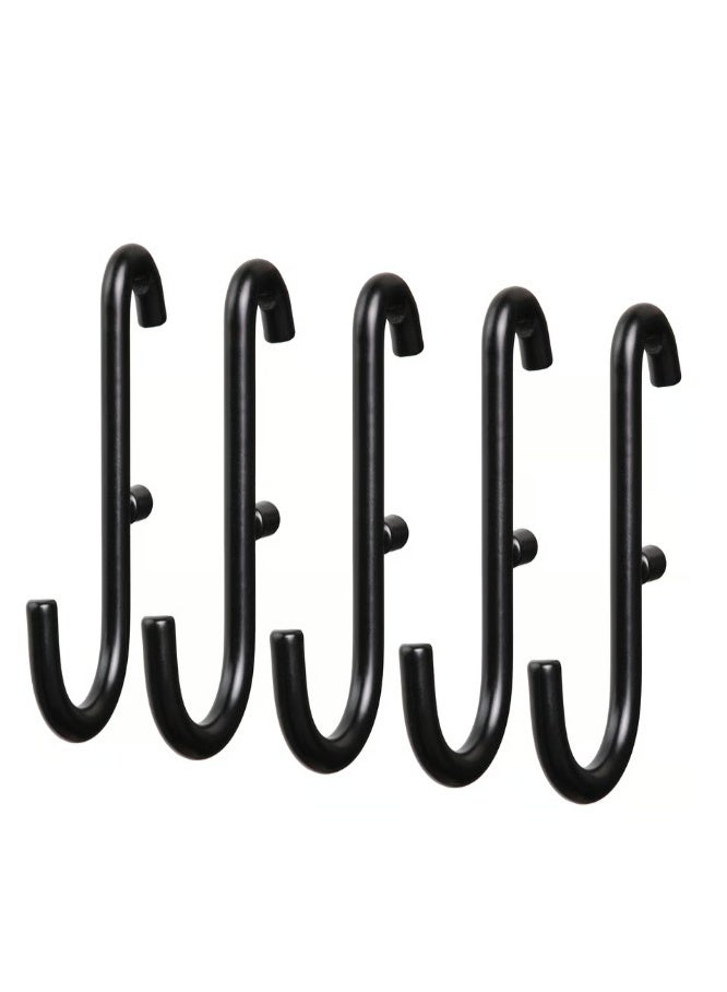Black Wall Hook – Heavy-Duty Metal Hook for Hanging Coats, Bags, Towels, and Accessories – Durable, Space-Saving Organizer for Home, Office, or Garage - Image 1