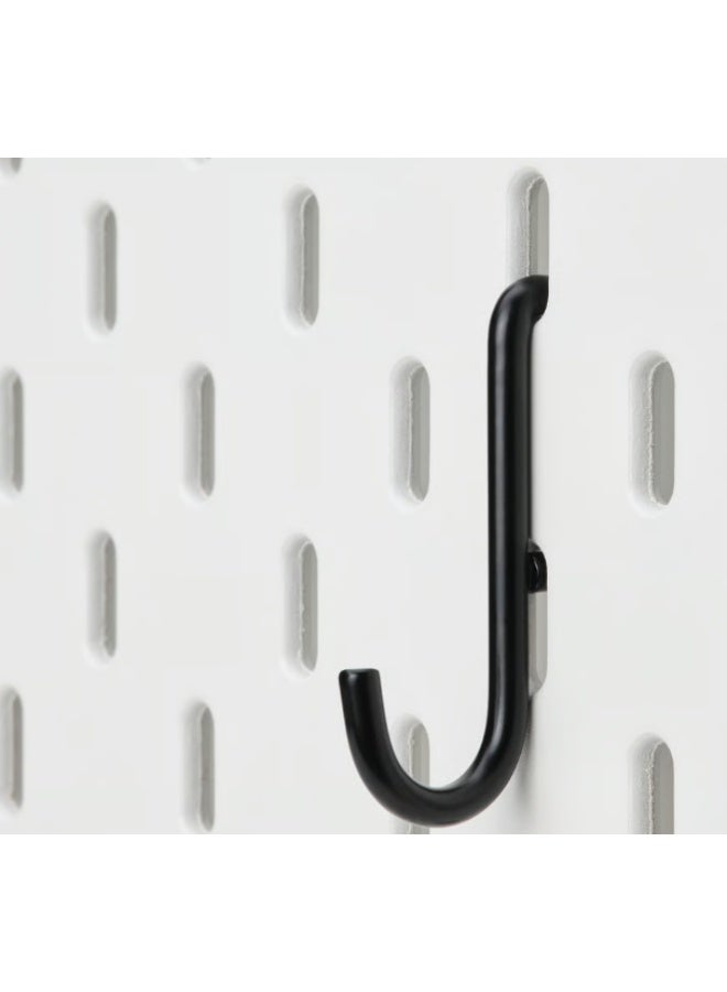 Black Wall Hook – Heavy-Duty Metal Hook for Hanging Coats, Bags, Towels, and Accessories – Durable, Space-Saving Organizer for Home, Office, or Garage - Image 2