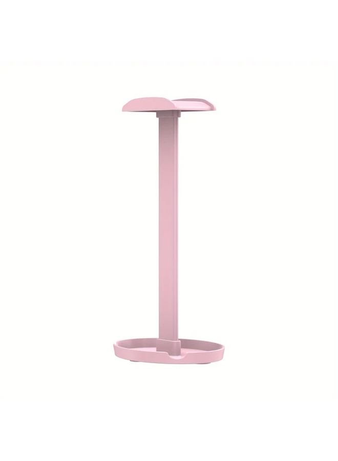 Pink Headphone Stand With Detachable Phone Bracket Multifunctional Headset Display Holder Durable Portable - Image 1