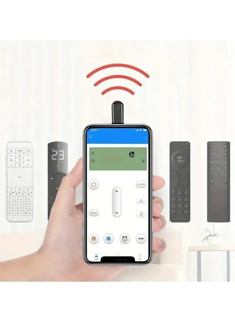 Generic - TV Air Conditioner Portable Universal Ir Remote Control Infrared Wireless Remote Control Smart Mobile Remote Control (Type C) - Image 1