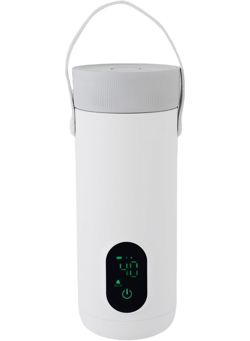 REBENUO Smart Electric Kettle - Adjustable from 45 to 100°C, 350ml Capacity, Rechargeable Water Kettle, 27000mAh Battery, Fast Boiling, 4-in-1 Heating and 12 Hours Insulation, Stainless Steel, Portable for Camping and Office. - Image 2