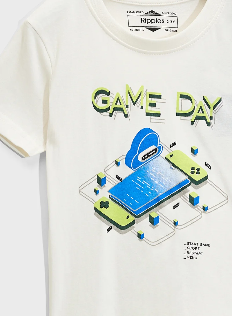 Ripples Boys Regular T-shirt