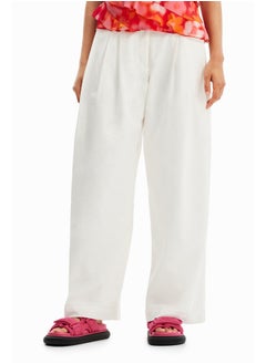 DESIGUAL Pantalon wide leg pinces  - Image 2