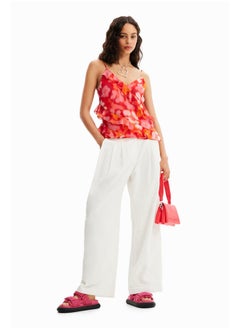 DESIGUAL Pantalon wide leg pinces  - Image 5