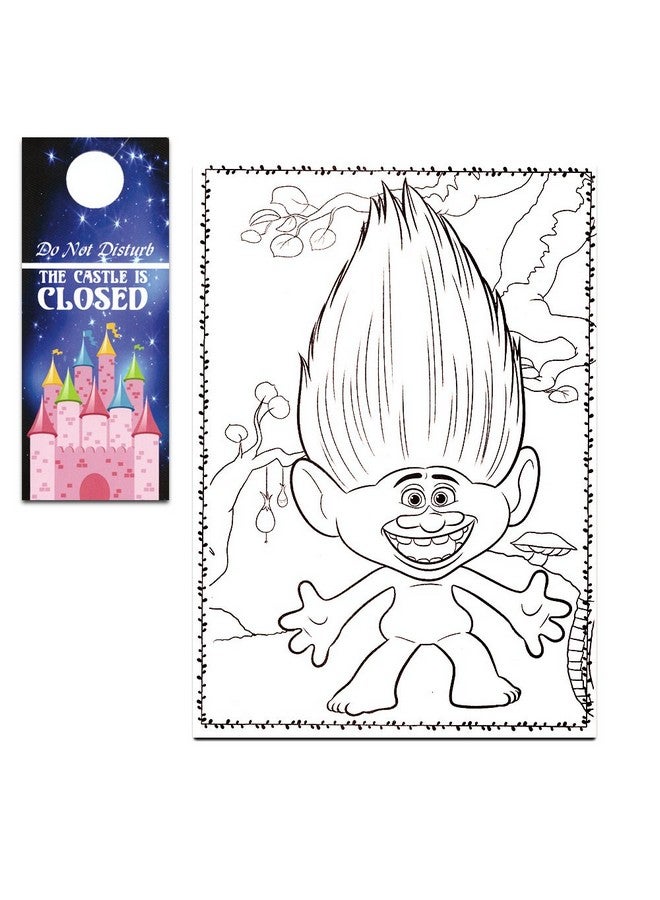 Trolls Toys Dreamworks Trolls Coloring And Activity Book Set 2 Trolls Books Trolls Stickers Posters And Licensed Door Hanger  - Image 3