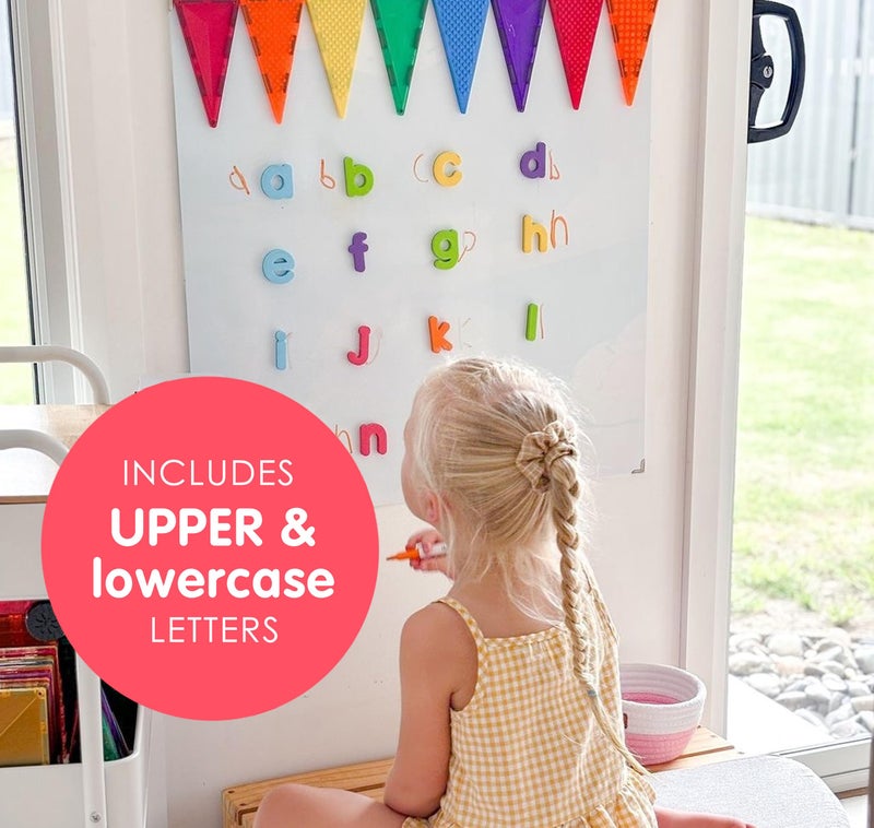 Curious Columbus Magnetic Letters and Numbers for Toddlers. Foam Alphabet Fridge Magnets and Numbers for Kid Learning. 123 ABC Toddler Magnets for Refrigerator - Image 3