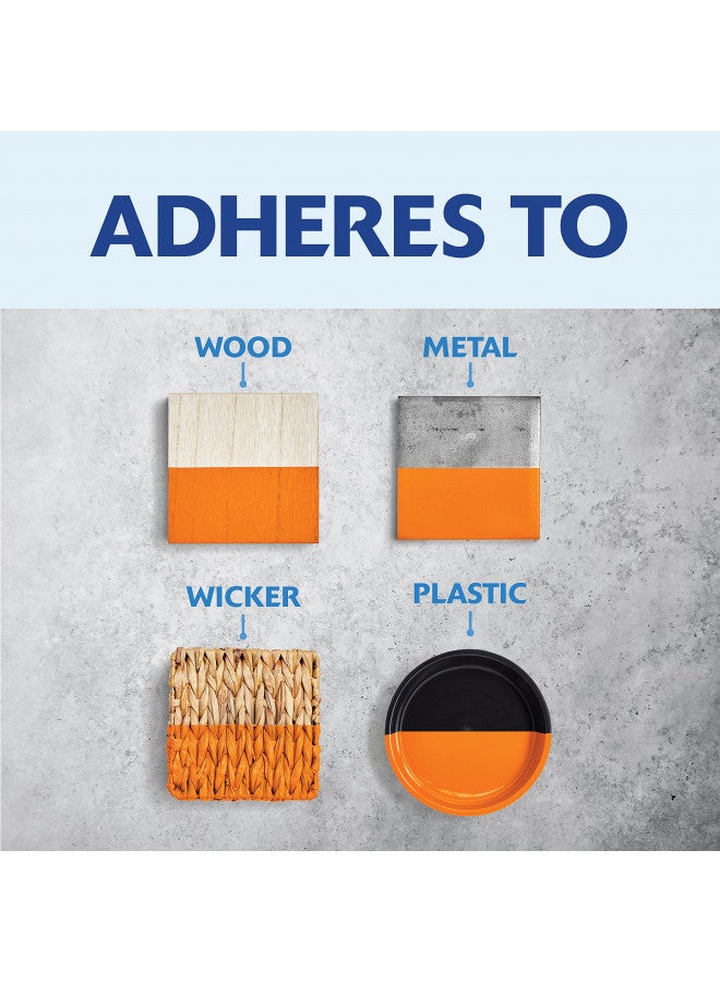 Rust-Oleum 334043 Painter's Touch 2X Ultra Cover Spray Paint, 12 oz, Gloss Real Orange - Image 4