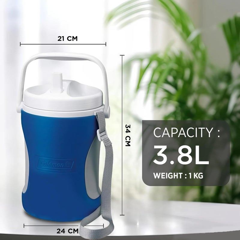 Coleman Performance Jug Cooler, 3.8 L, Small Ice Box, Water Cooler Dispenser, Beverage Ice Bucket - Image 2