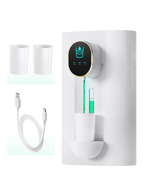 Induction Mouthwash,540ml Large Capacity,USB Charging Design,3-Speed Flexible Adjustment,Long Life,Suitable for Wall/Desktop(White)