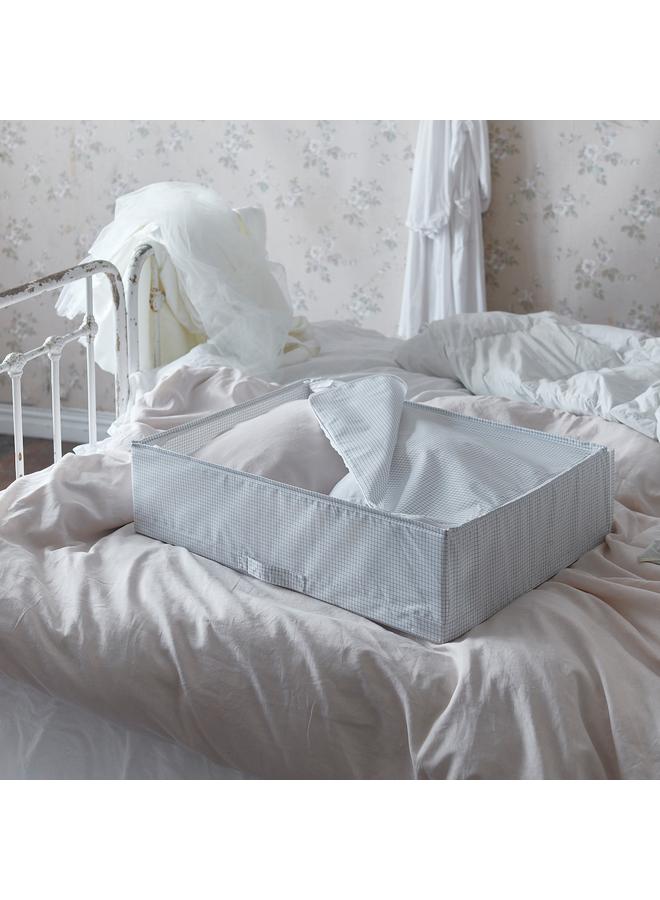 زبون حقيبة تخزين، أبيض/رمادي، 55X51X18 سم - Image 2