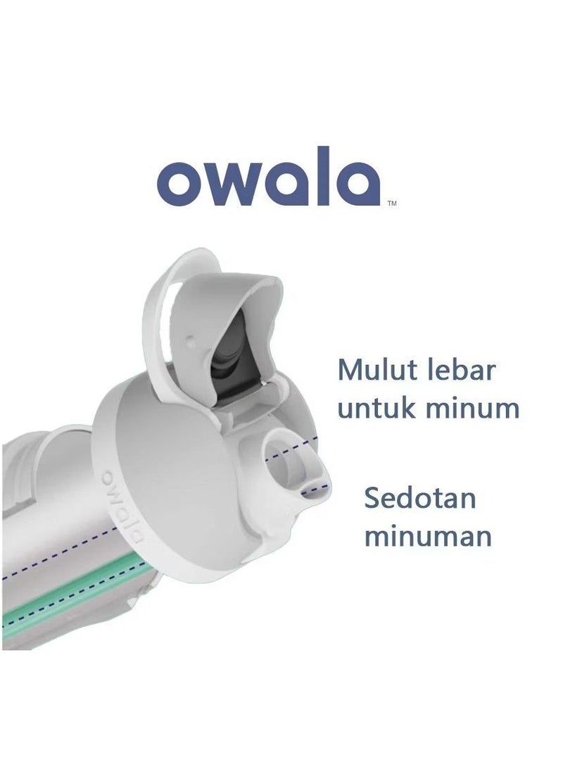 Owala - 32 Oz. Owala FreeSip Stainless Steel Water Bottle in True and Tied - Image 1