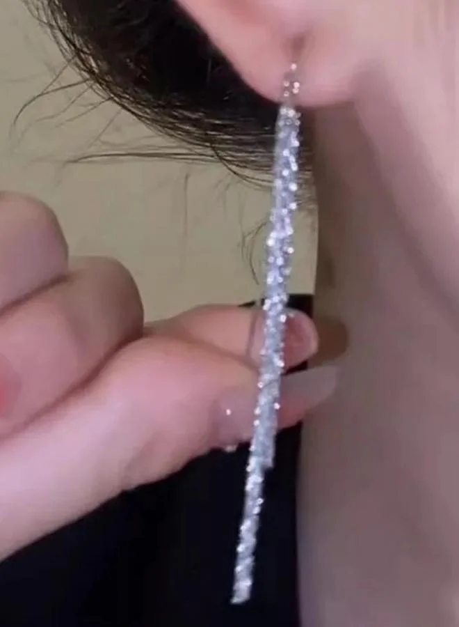 Take Two Embellished Tassel Earrings