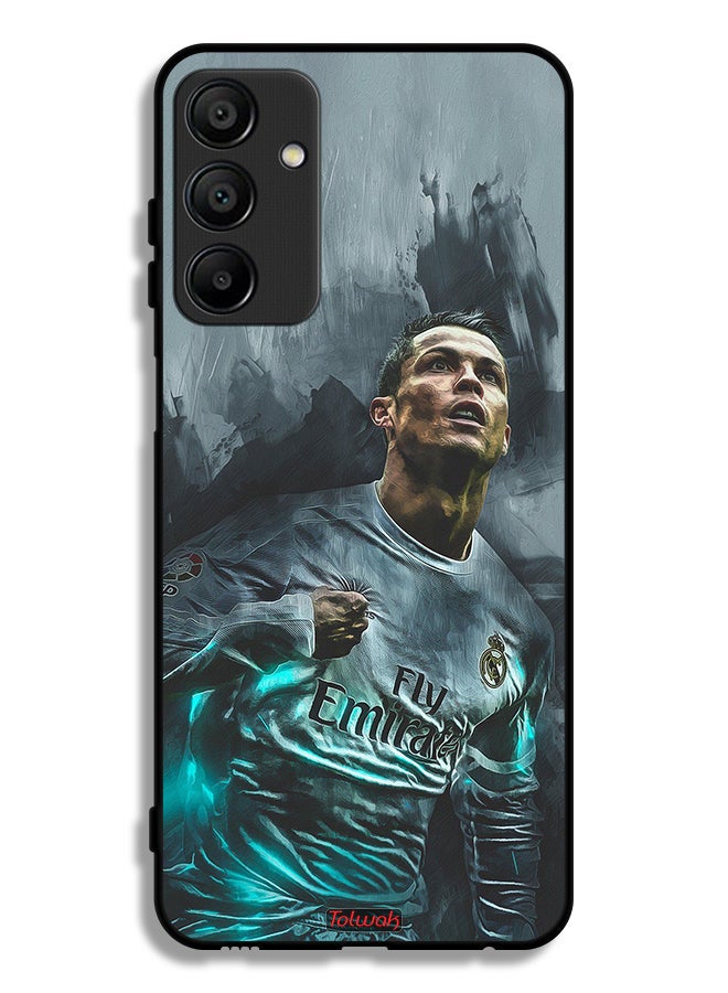 Tolwak Samsung Galaxy A15 4G Protective Case Cover Cristiano Ronaldo Art - Image 1