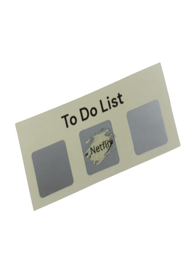 Craftmind 1 Inch Square Silver Scratch Off Label Stickers | Silver Scratch Stickers | Sale Events, Festival Offers, Surprising - Square Shape Peel Off - Set of 250 - Image 2